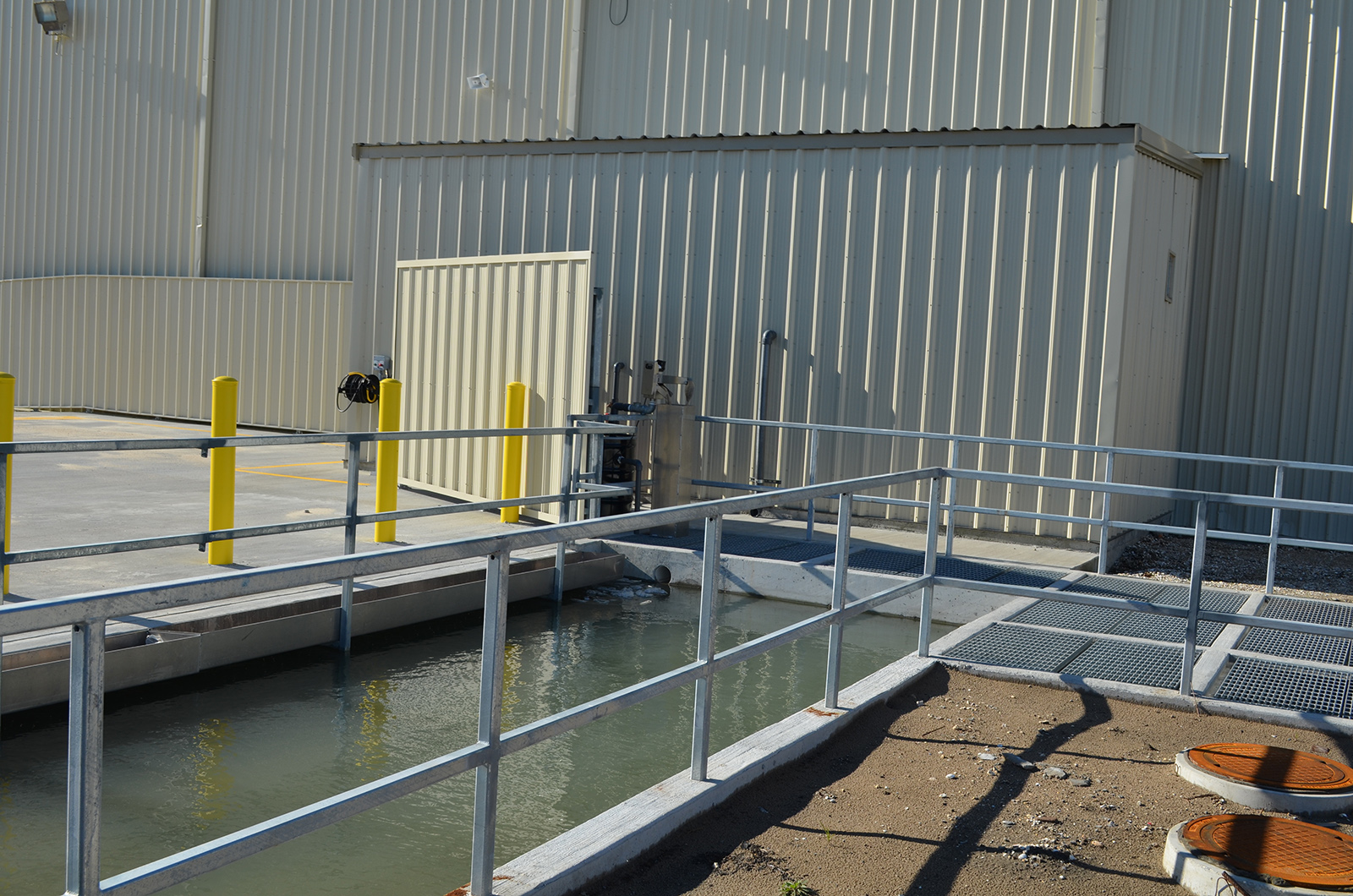 water filtration system guard rail